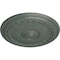 Ekena Millwork Brunswick Ceiling Medallion (Fits Canopies up to 4 1/2"), 27"OD x 2 1/2"P, Cloud Burst Crackle CM27BRCBC - alternate 2